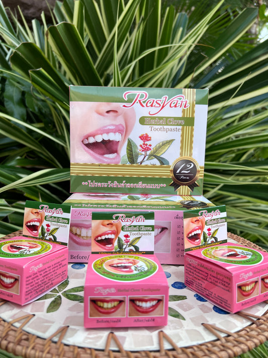 Clove & Glow | Thai Herbal Whitening Toothpaste